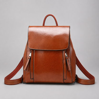 Structured Leather Backpack | Lippstadt