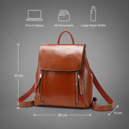 Structured Leather Backpack | Lippstadt