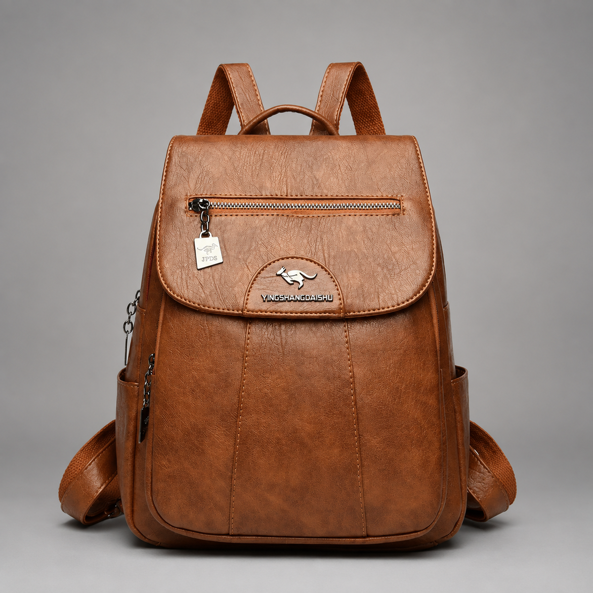 Anti Theft Leather Backpack | Witten