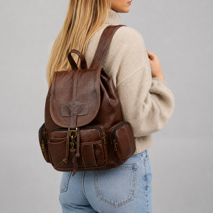 Vintage Multi Pocket Backpack | Herford
