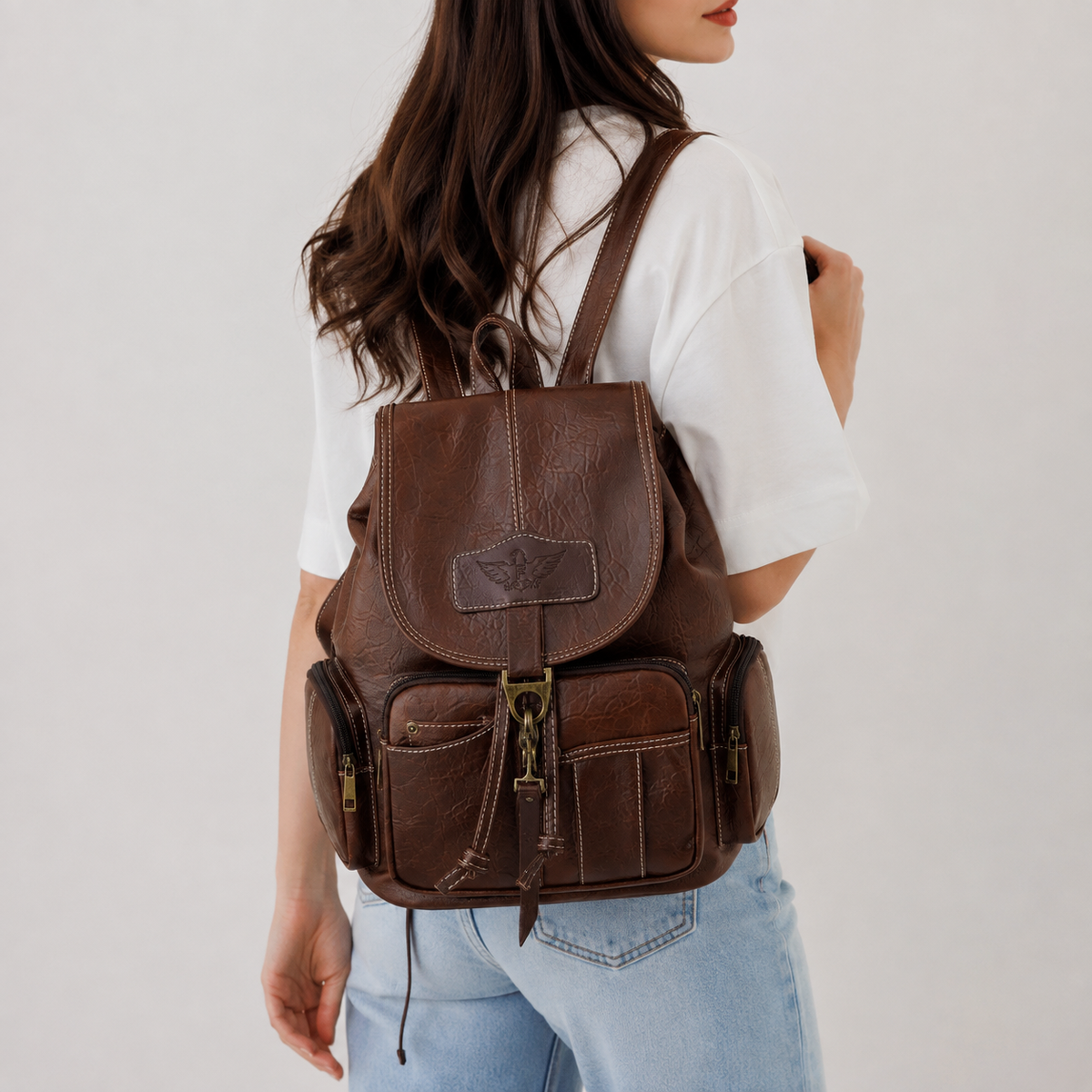 Vintage Multi Pocket Backpack | Herford