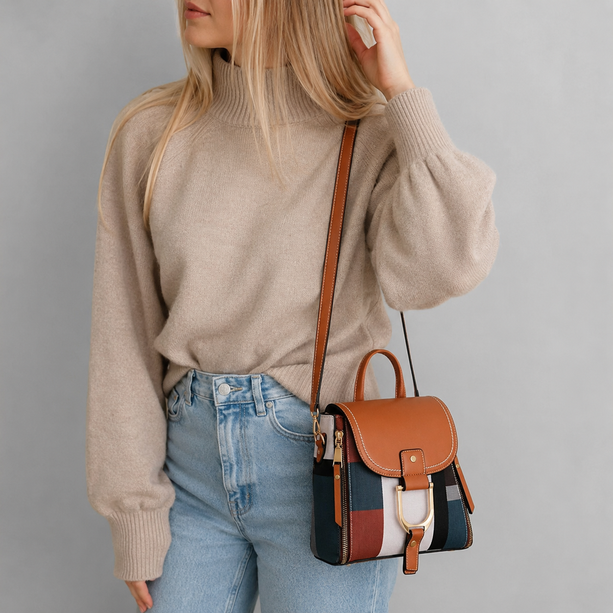 Colorblock Mini Backpack | Minden