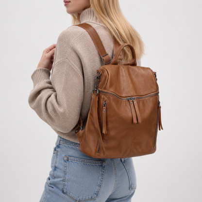 Ruched Flap Backpack, Vannes