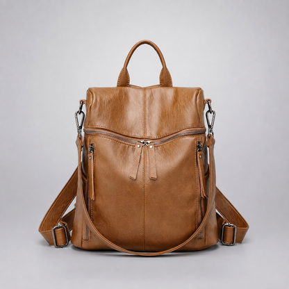 Ruched Flap Backpack, Vannes