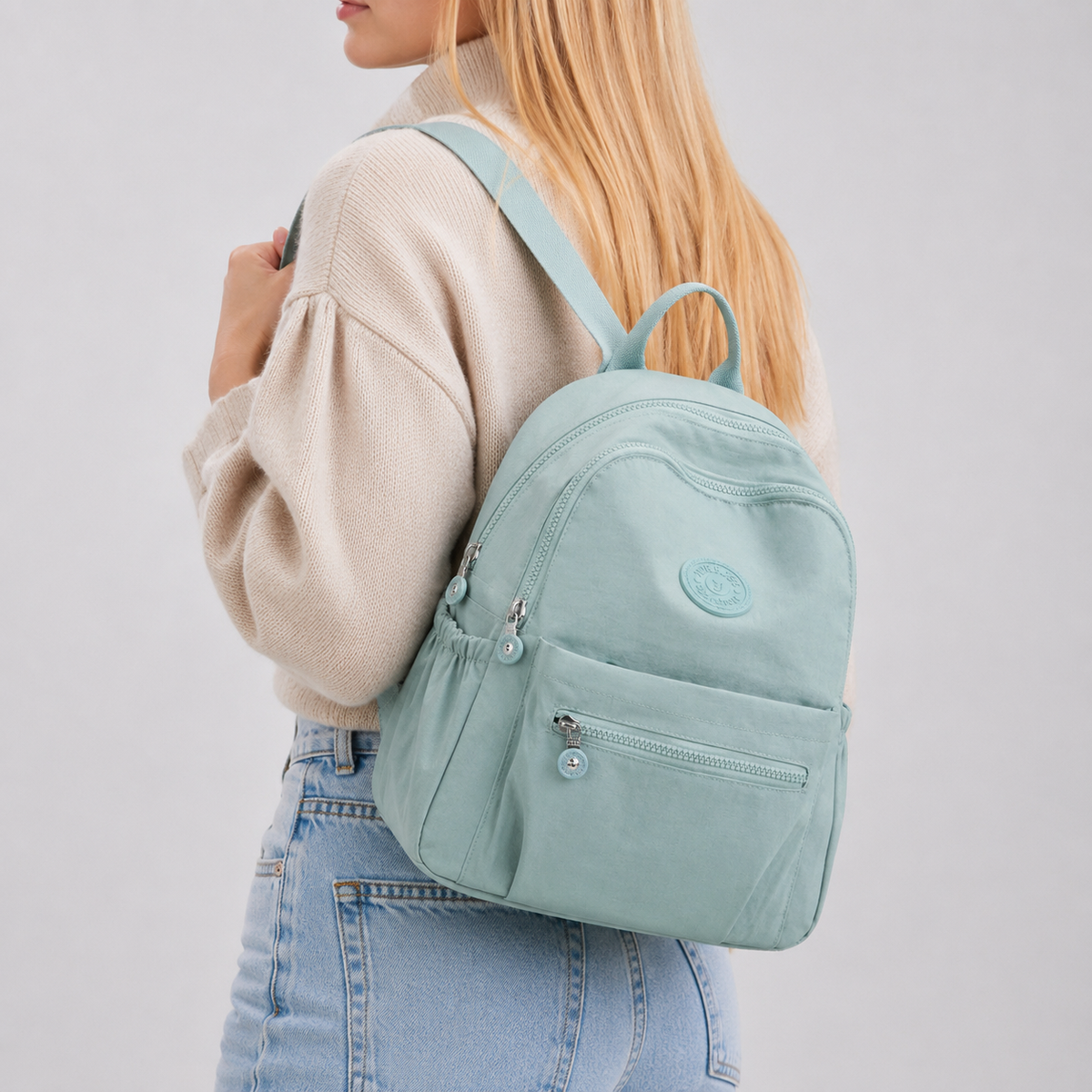 Casual Zip Pocket Backpack | Boulogne