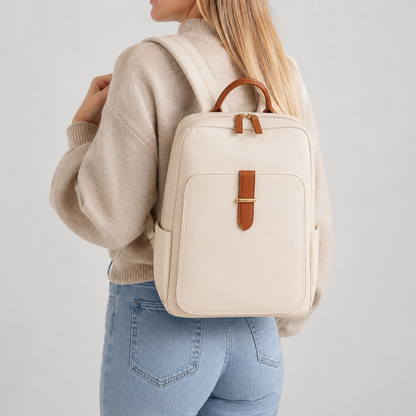 Strap Pocket Laptop Backpack | Amiens