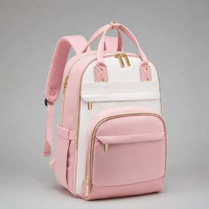 Colourblock Laptop Backpack | Verdun