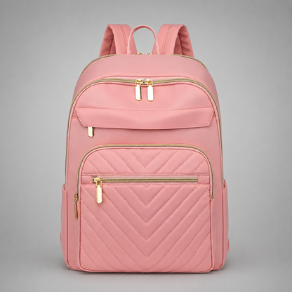 Quilted Chevron Backpack | Leuven