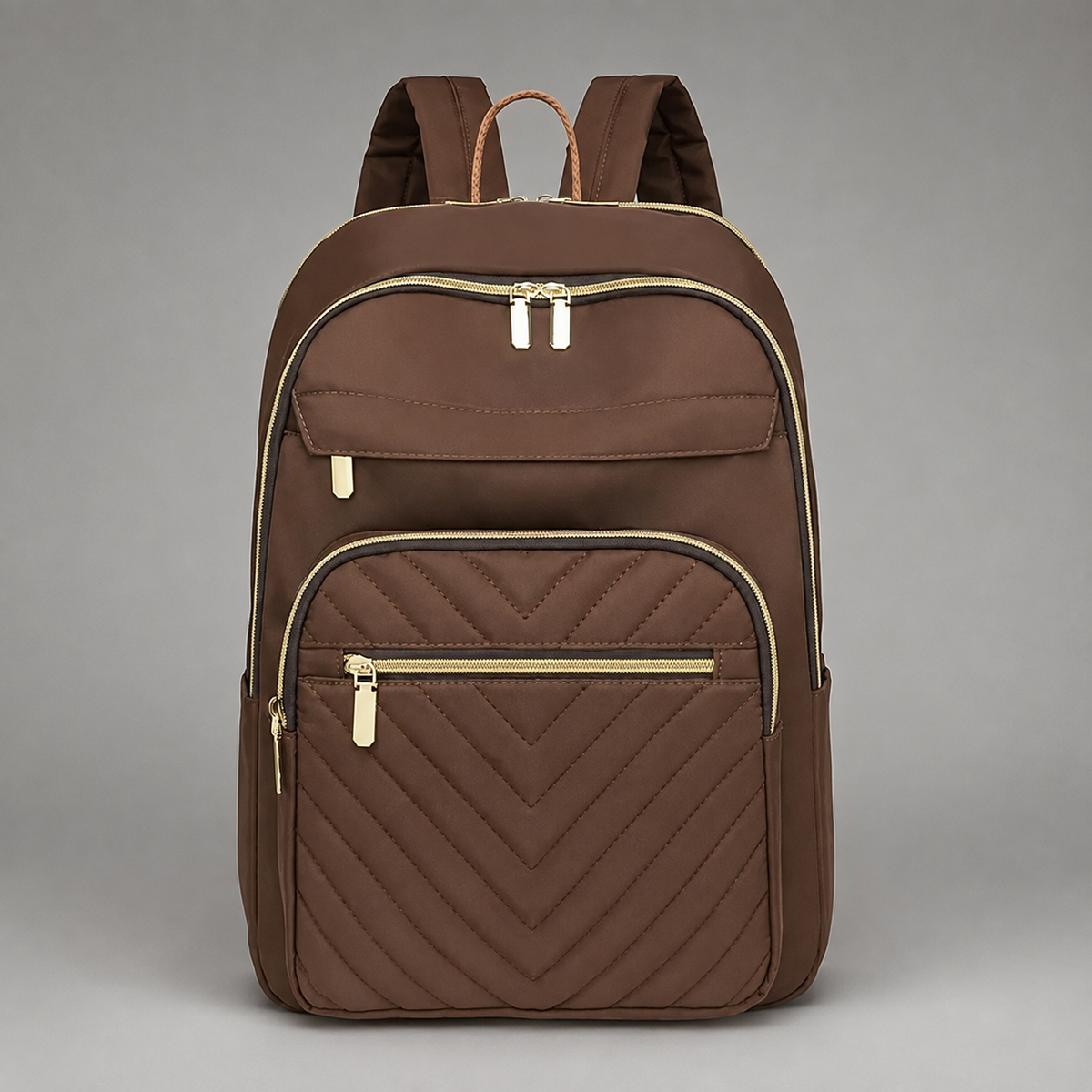 Quilted Chevron Backpack | Leuven
