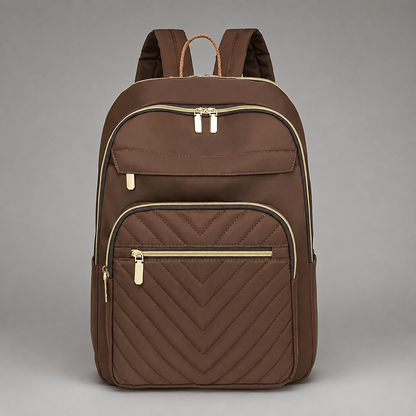 Quilted Chevron Backpack | Leuven
