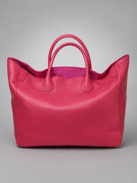 Genuine Leather Oversized Tote | Chamonix