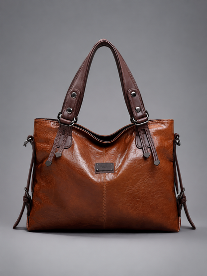 Vintage Leather Tote Bag | Angers