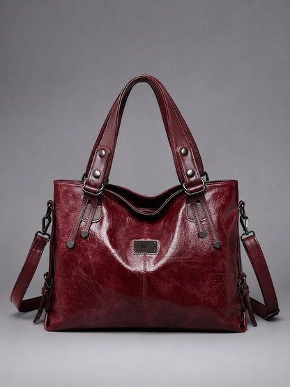 Vintage Leather Tote Bag | Angers