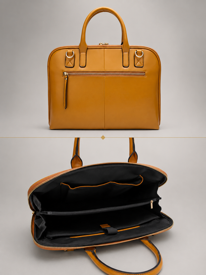 Leather Laptop Briefcase |  Frankfurt