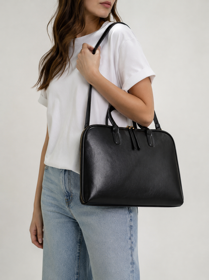 Leather Laptop Briefcase |  Frankfurt