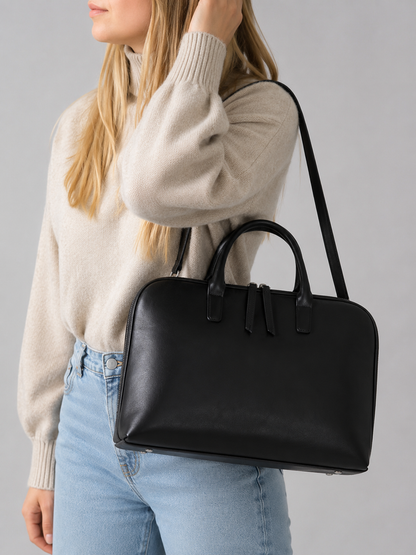 Leather Laptop Briefcase |  Frankfurt
