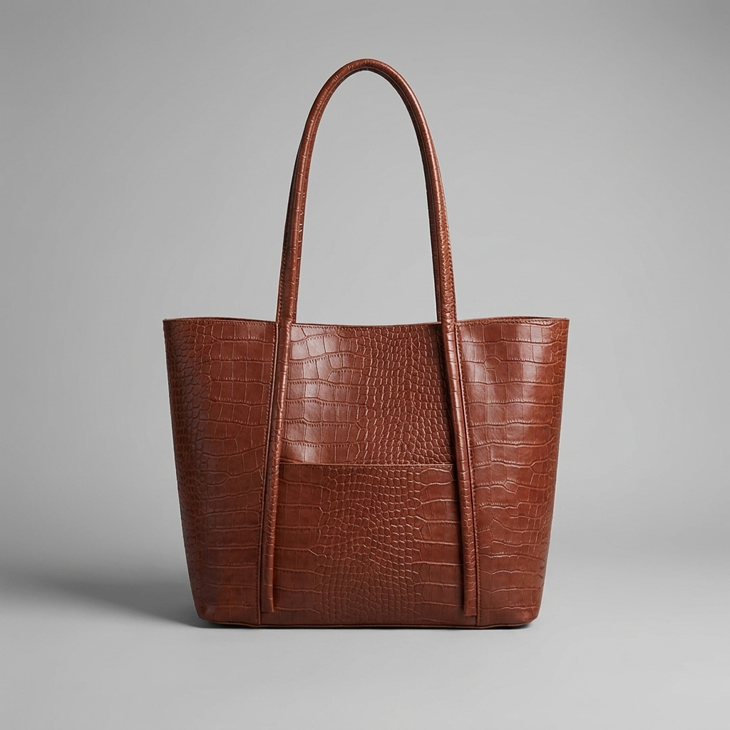 Croc-Embossed Tote & pouch| Ostend