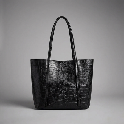 Croc-Embossed Tote & pouch| Ostend