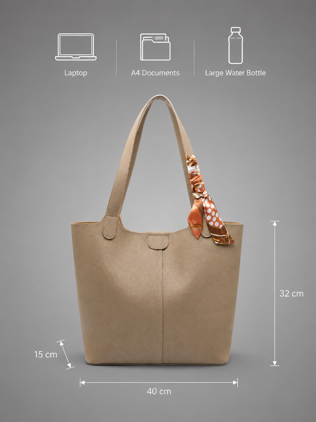 Genuine Leather Tote Bag | Toulouse