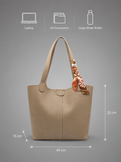 Genuine Leather Tote Bag | Toulouse