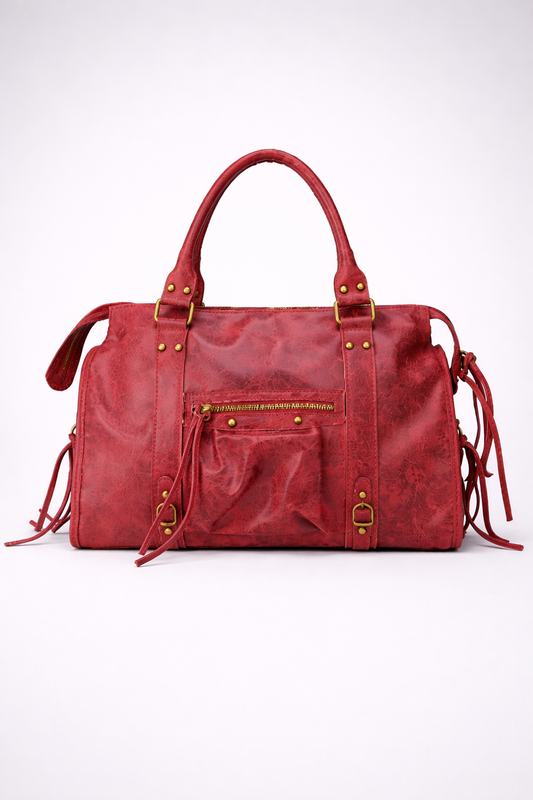 Large handbag for work with zip