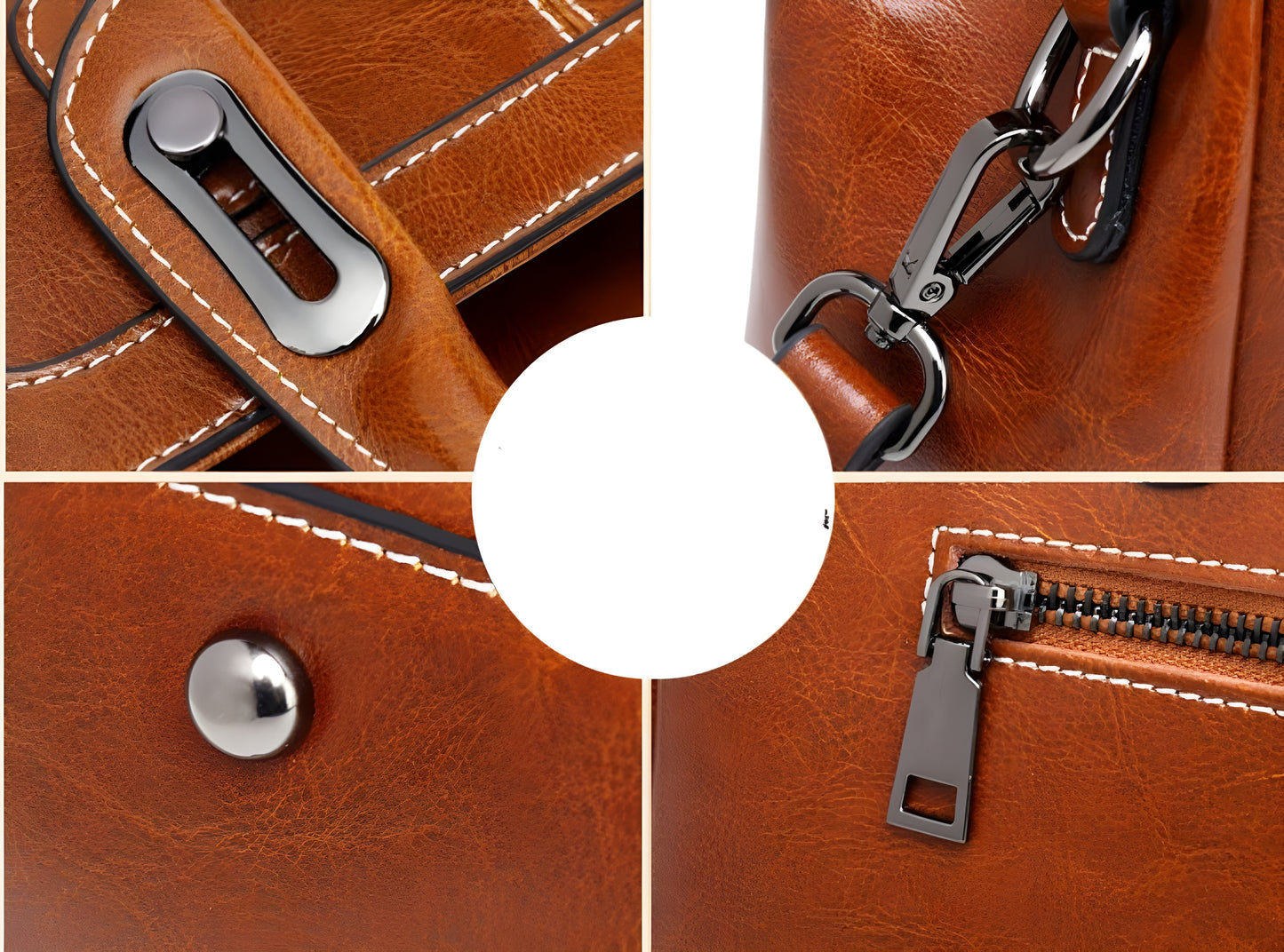 Ladies leather work bag