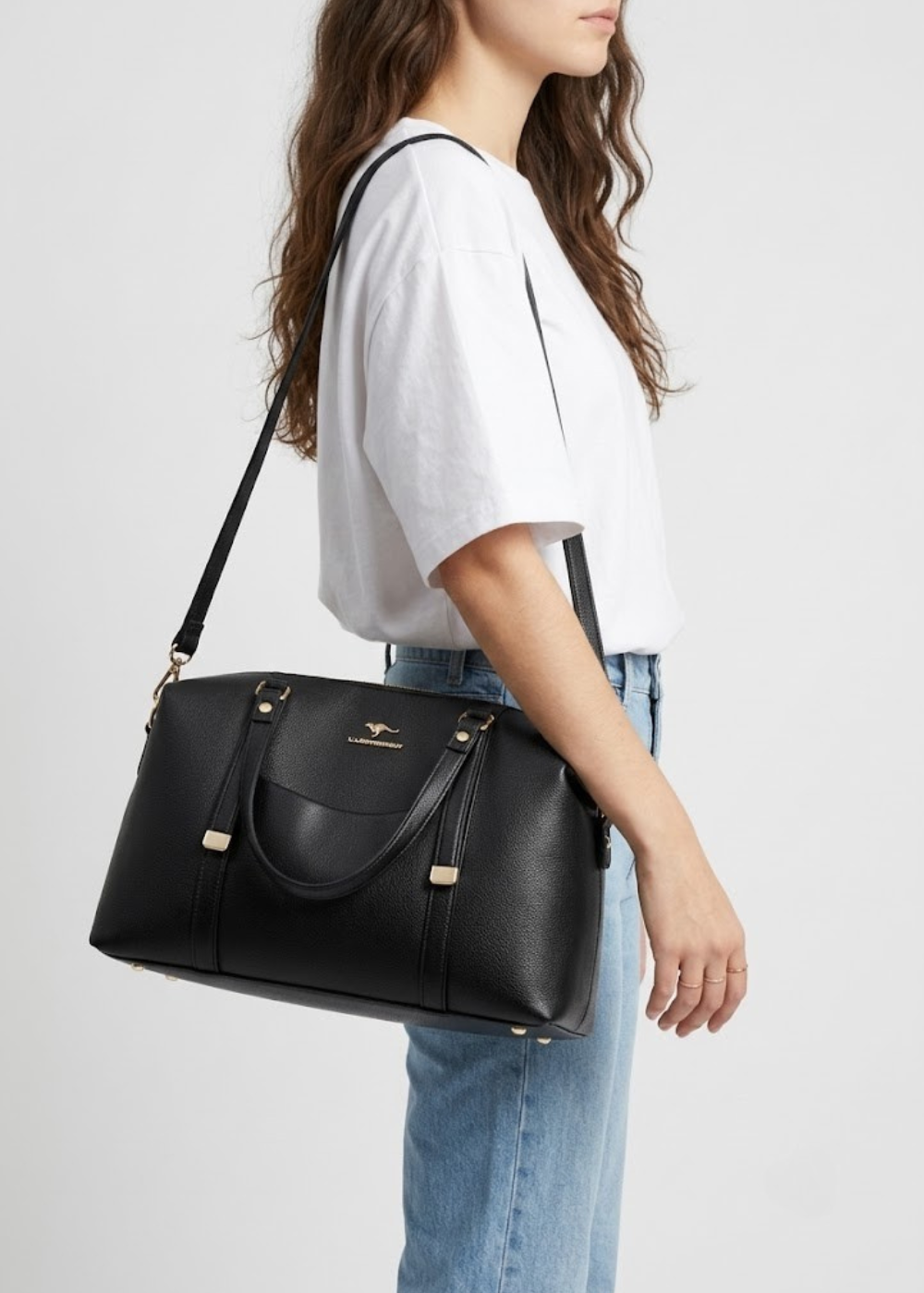 Minimalist Structured Shoulder Bag | Stockholm