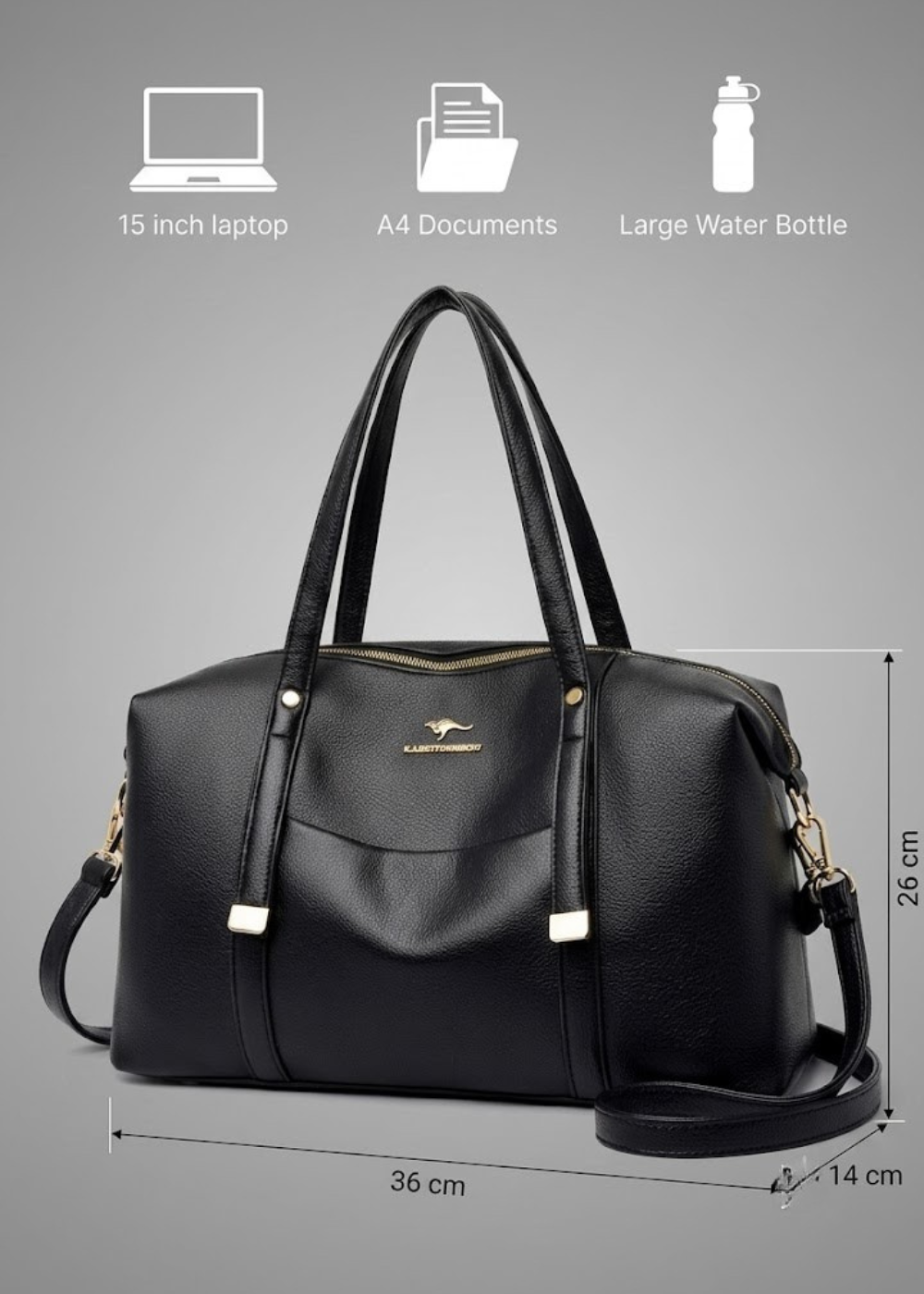 Minimalist Structured Shoulder Bag | Stockholm