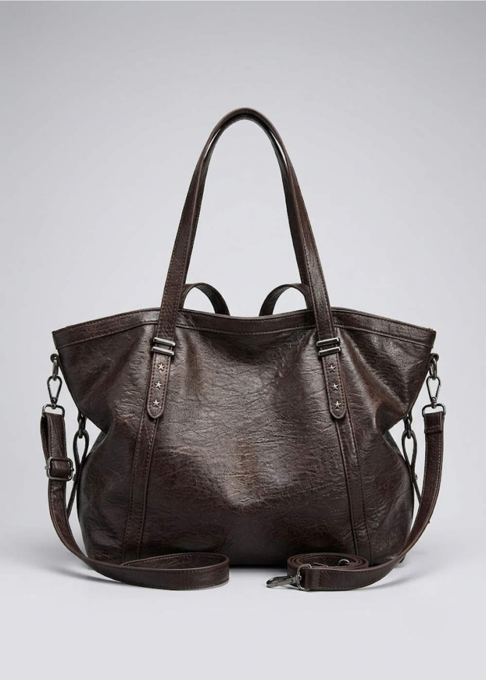 Oversized Soft Leather Tote |  Berlin