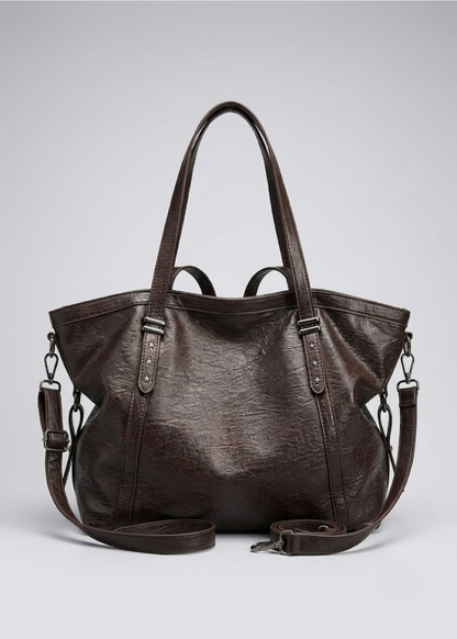 Oversized Soft Leather Tote |  Berlin