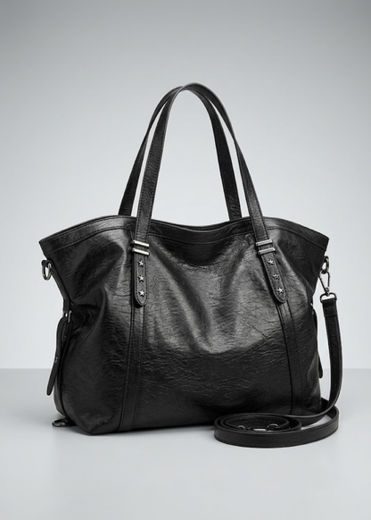 Oversized Soft Leather Tote |  Berlin