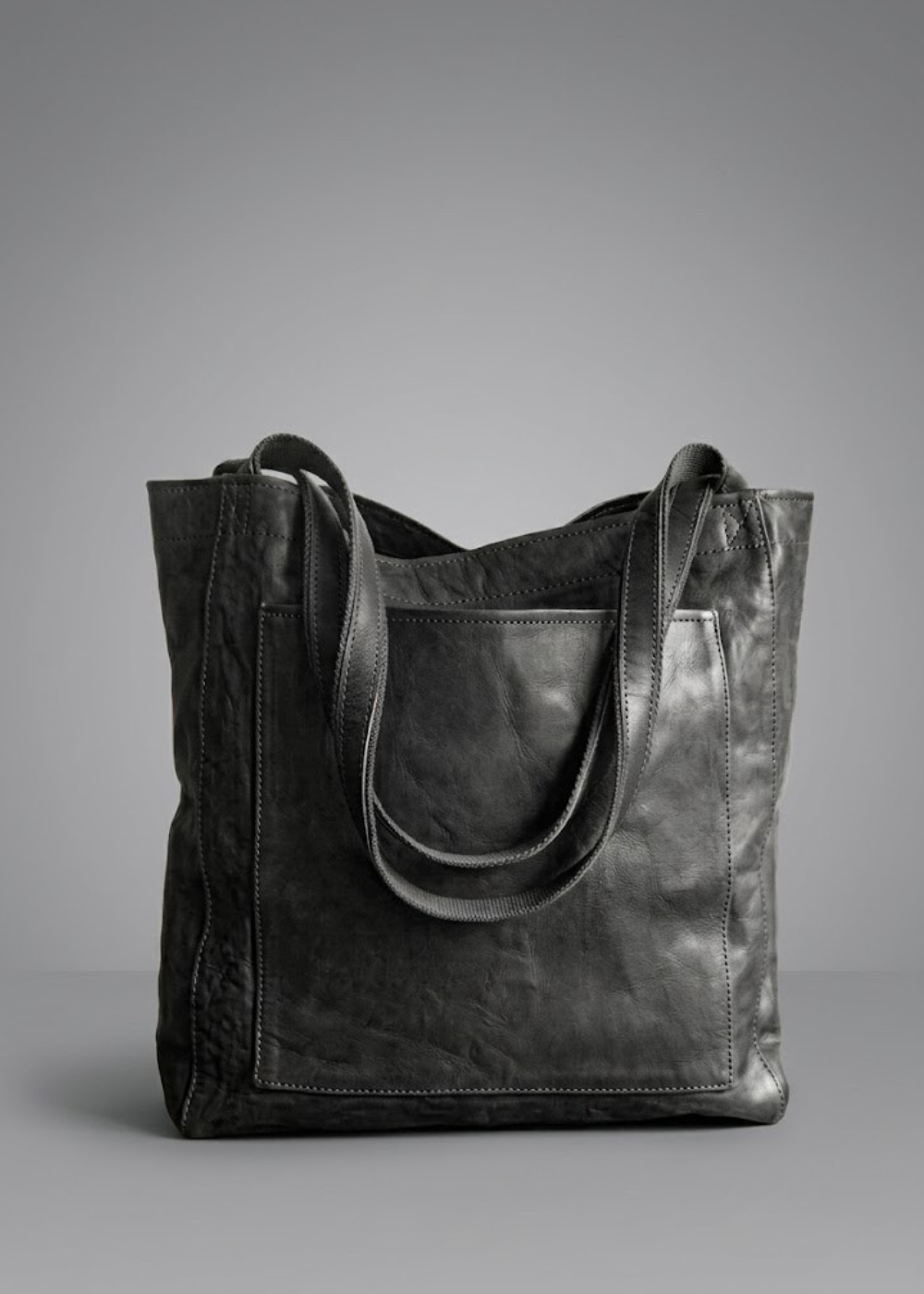 Oil Wax Leather Totebag |  Antwerp