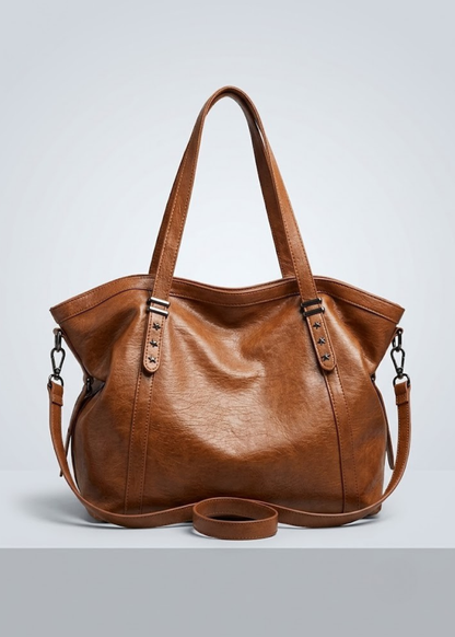 Oversized Soft Leather Tote |  Berlin