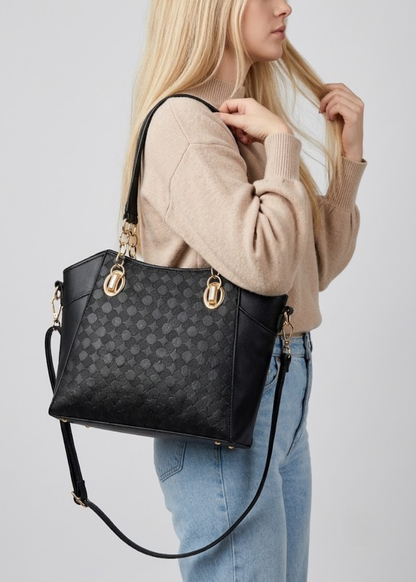 Embossed Tote & Pouch Set | Cologne