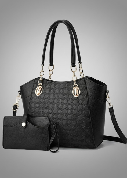 Embossed Tote & Pouch Set | Cologne