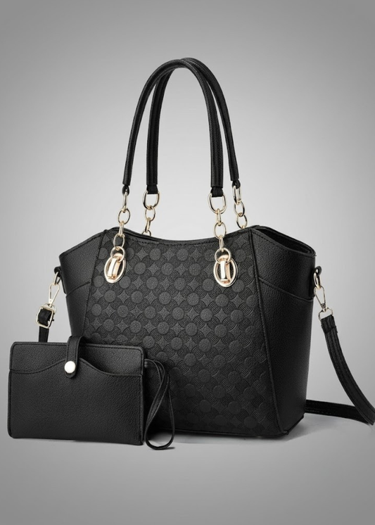 Embossed Tote & Pouch Set | Cologne