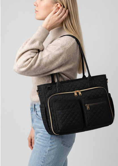 Tote Bag for University  Laptop & Insulated Pockets | Rhodes