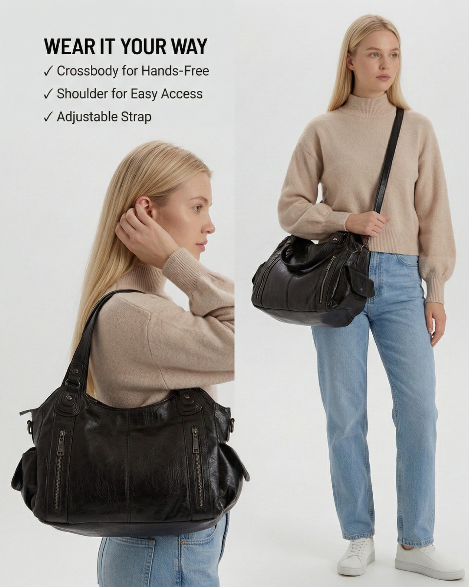 Black university bag