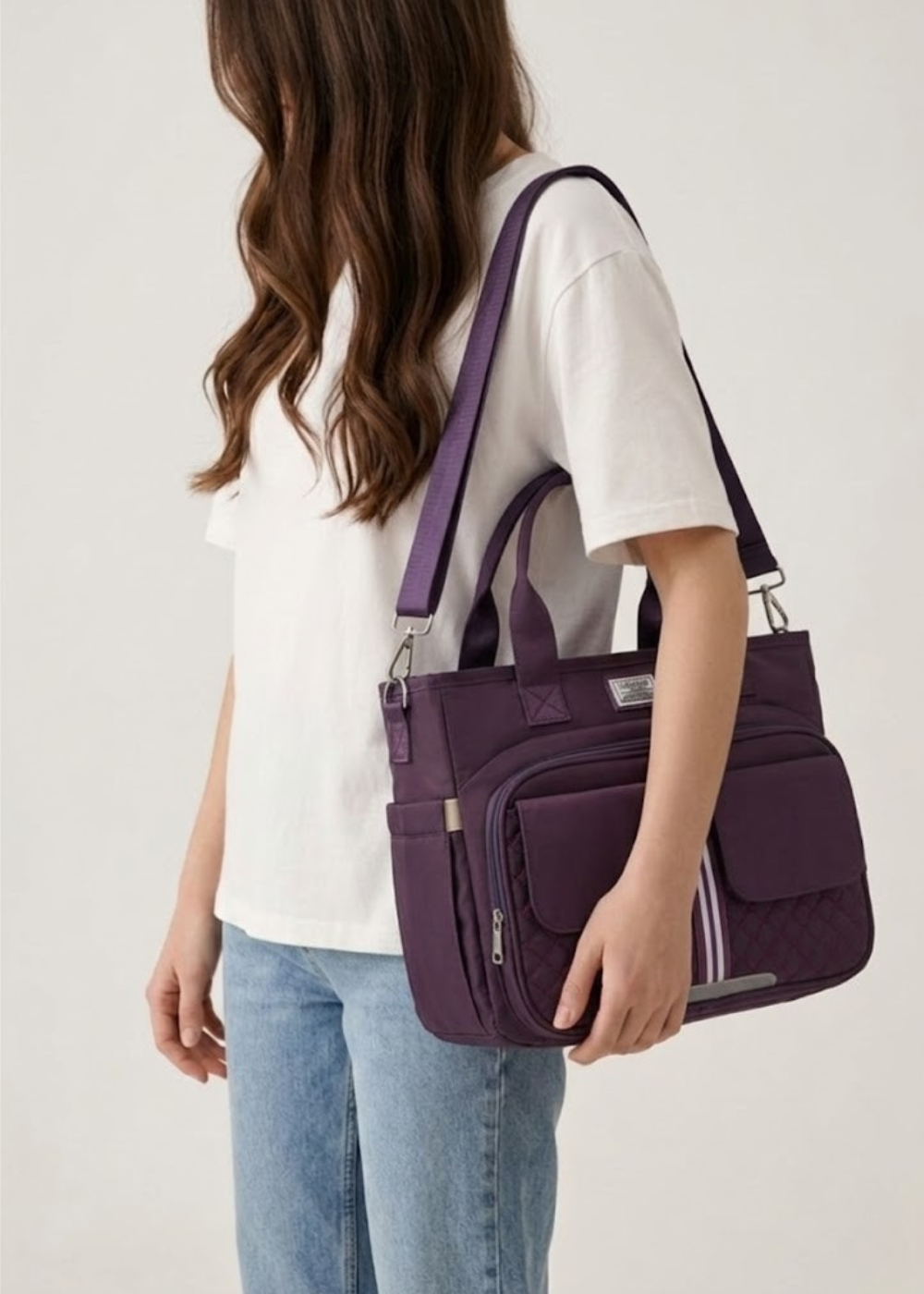 Purple Ladies Lunch Tote Bag | The Notting