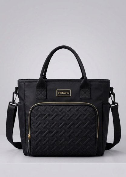 Black Ladies Lunch Tote Bag | The Belgravia