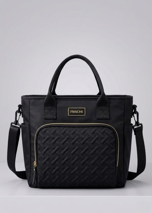 Black Ladies Lunch Tote Bag | The Belgravia