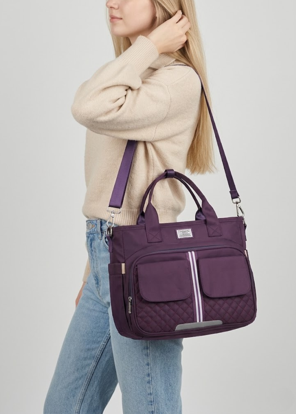 Purple Ladies Lunch Tote Bag | The Notting