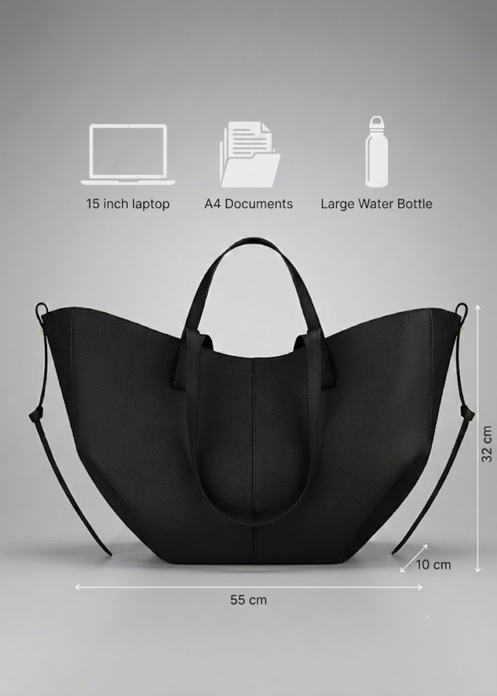 Oversized Wing Tote Bag, Prague