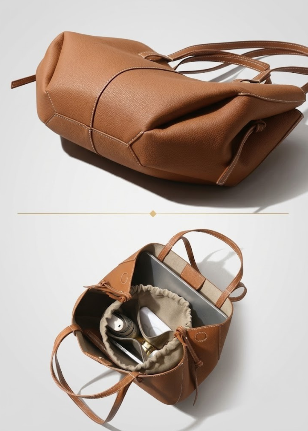 Oversized Wing Tote Bag, Prague