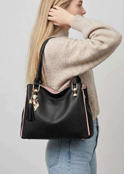 Soft Leather Shoulder Bag |  Nice