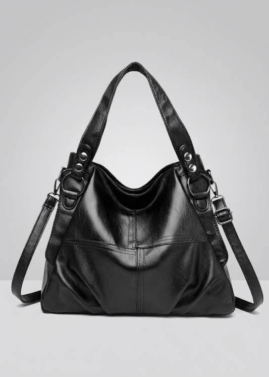 Ruched Leather Hobo Bag | Tallinn