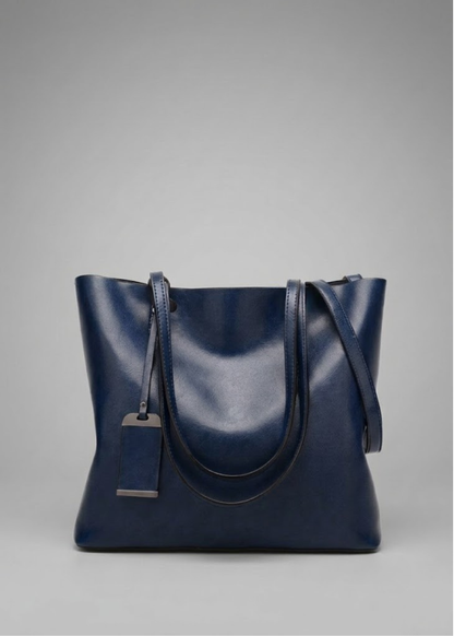 Vintage Leather Work Tote, Munich